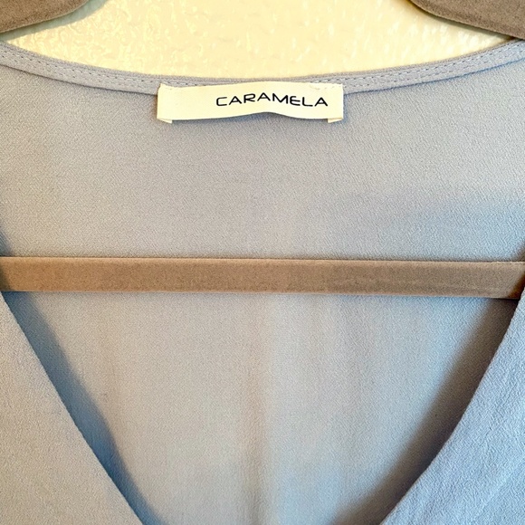 Caramela Ruffle, Peplum-Style Top EUC - Picture 2 of 4